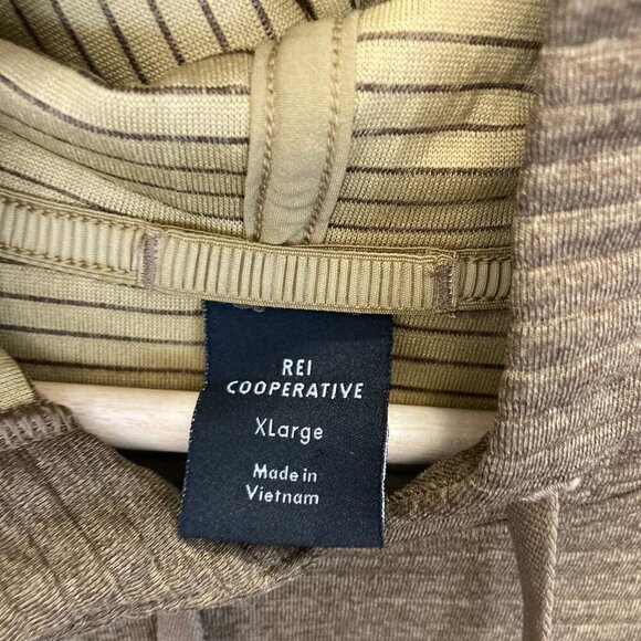 REI Co-Op Cooperative Long Way Home Hoodie Sweatshirt Mens Size XL Brown Hiking - Picture 5 of 14